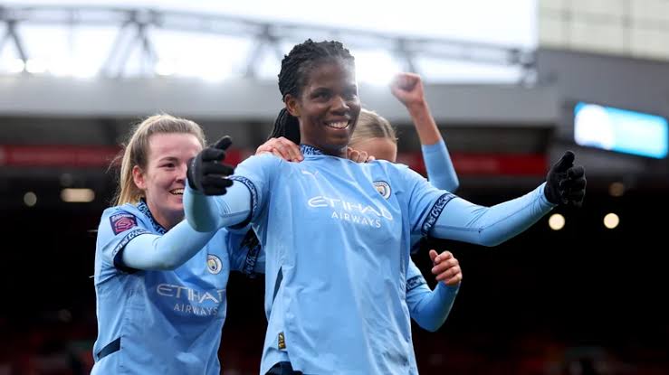 Khadija Shaw Basking in Spotlight After Scoring Twice in Manchester City’s 4-0 Thrashing of Liverpool